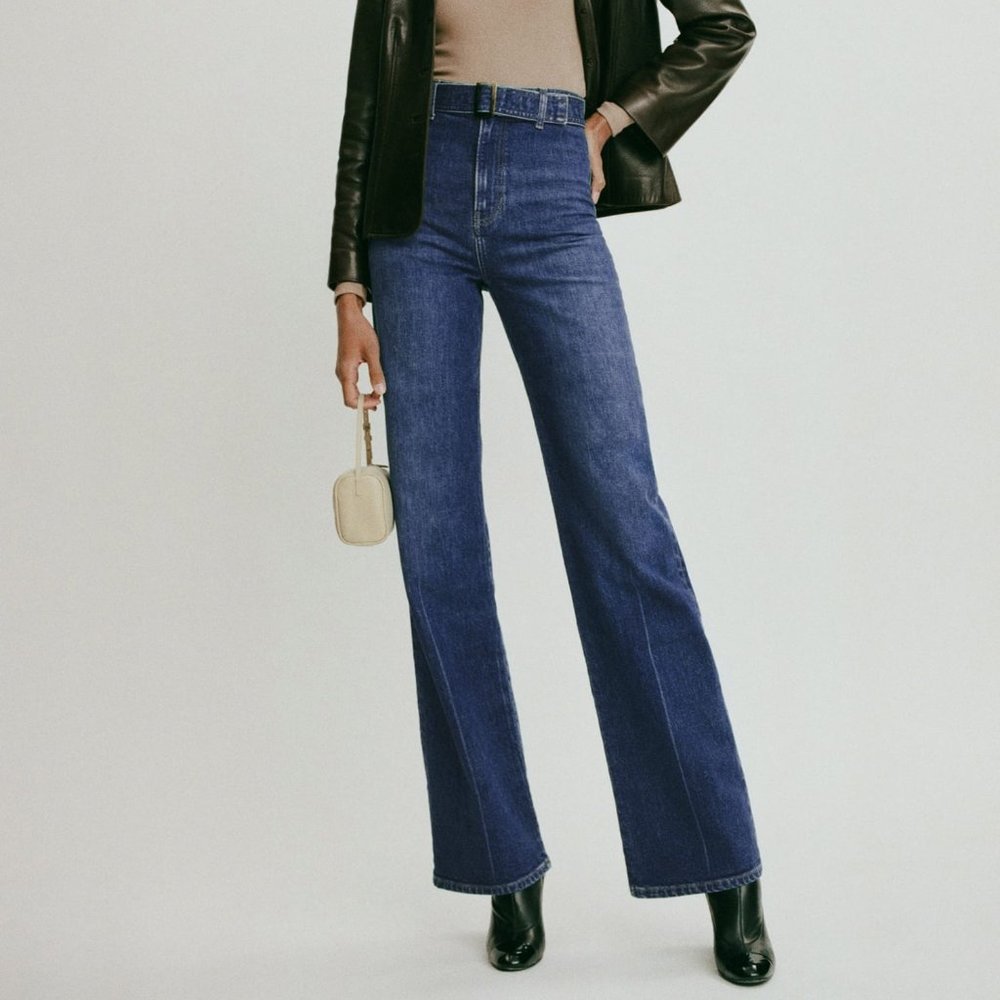 Reformation Amelie Wide Leg Jeans